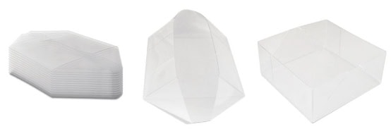 Four-Corner Glued Plastic Lids Four-Corner Glued Plastic Lids