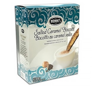 Panoramic Windowed Paperboard Package With Dynamic Graphics Panoramic Windowed Paperboard Package With Dynamic Graphics For Nonni’s Salted Caramel Biscotti