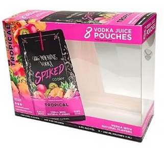 Big Machine Vodka Spiked Cooler Pouches Window Box Big Machine Vodka Spiked Cooler Pouches Window Box